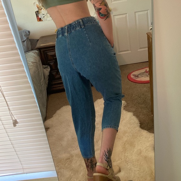 VTG Pleated Jeans - Picture 3 of 4